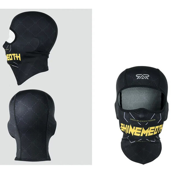 Balaclava moto noire