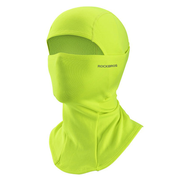 Cagoule polaire jaune fluo