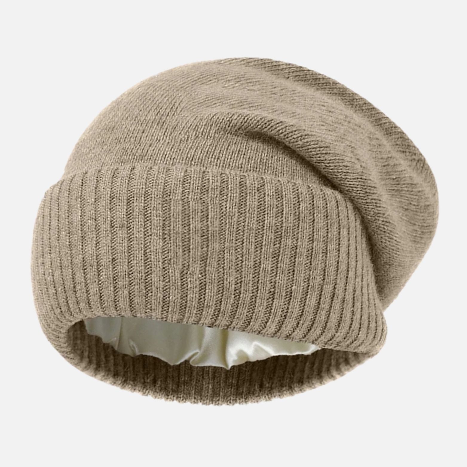 Bonnet en soie pour femme