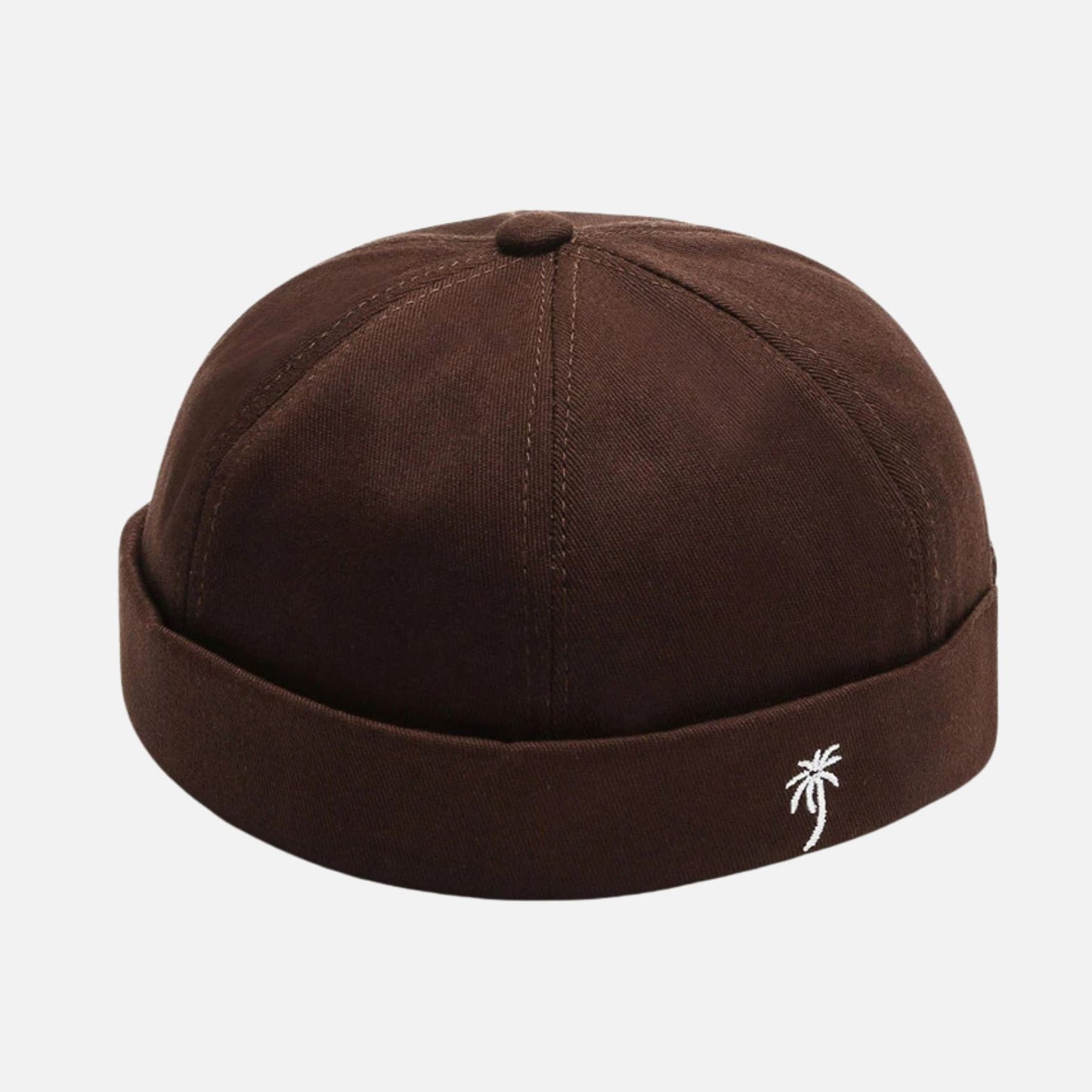 Bonnet docker coton brodé | PALMIER