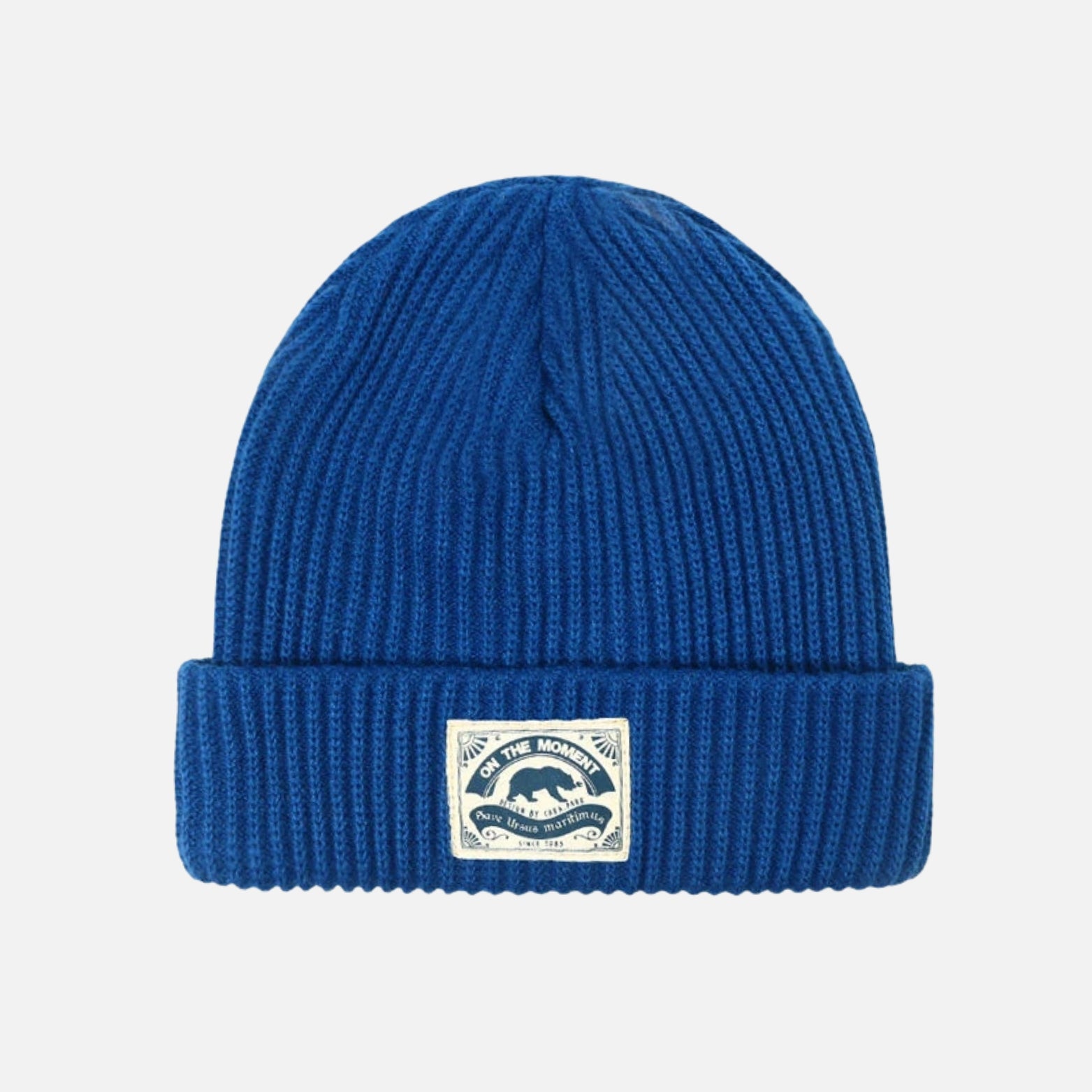 Bonnet bleu marine femme