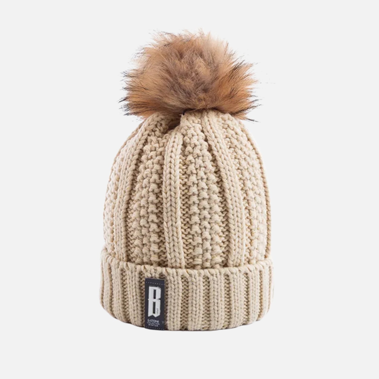 Bonnet Pompon Noir Femme | CHOUPI