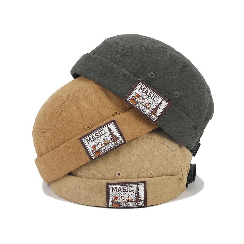 Bonnet Docker Verte Uni | GREEN'S