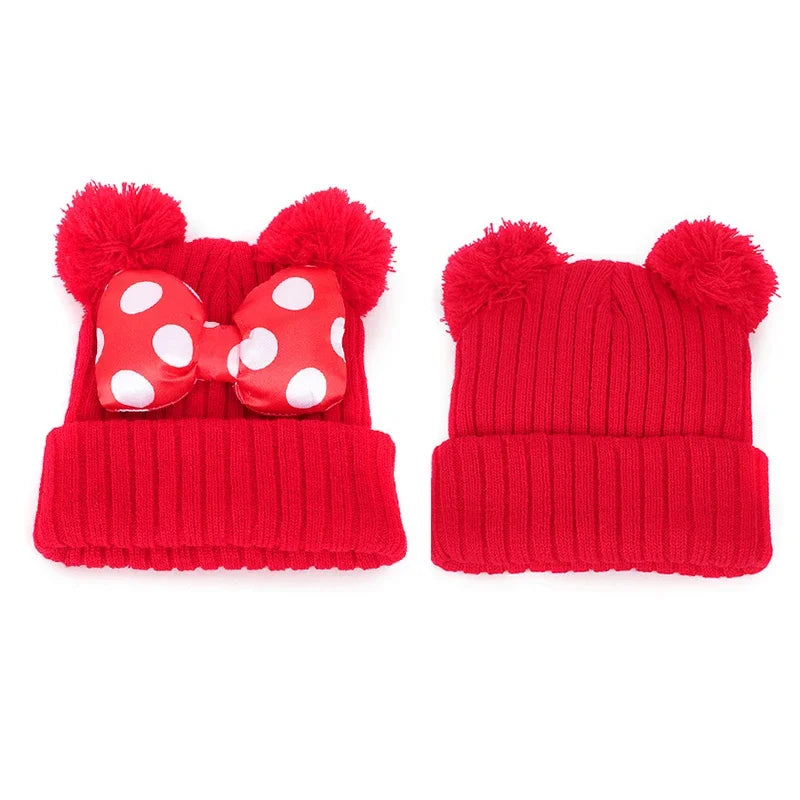 Bonnet bebe fille avec noeud | NEON