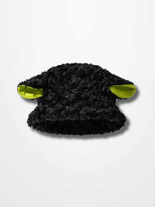 Bob Fourrure Noir en fourrure synthétique ultra-douce pour un style hivernal tendance