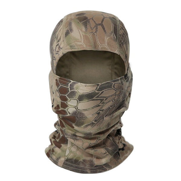 Cagoule 1 trou camouflage
