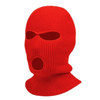 Cagoule 3 trous rouge