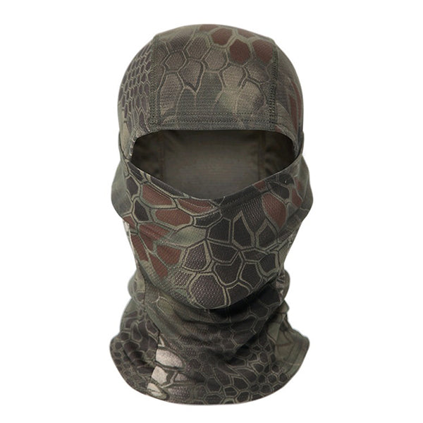Cagoule camouflage reptile