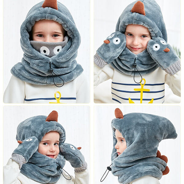 Cagoule cache cou enfant