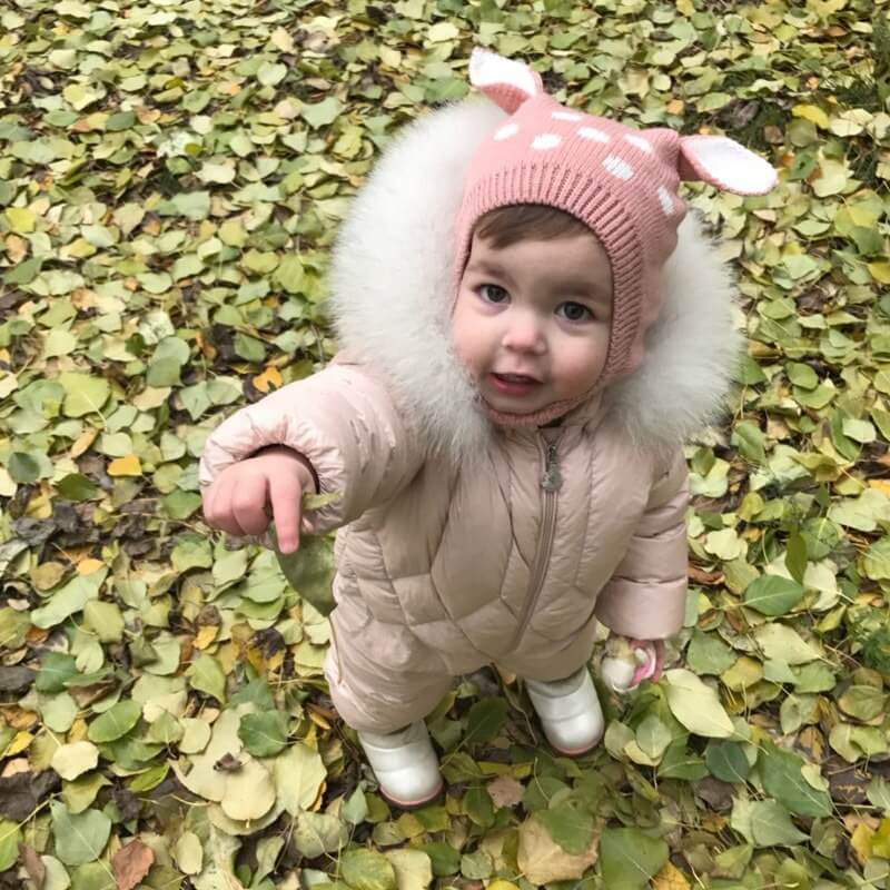 Cagoule bébé fille