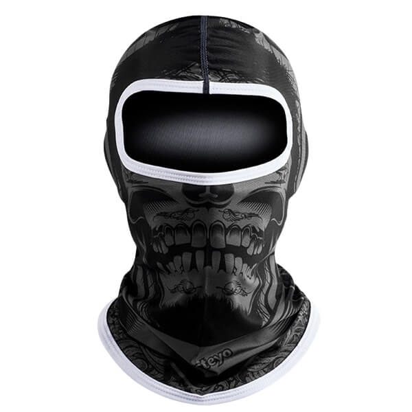 Cagoule moto tête de mort