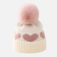 Bonnet Rose Pompon