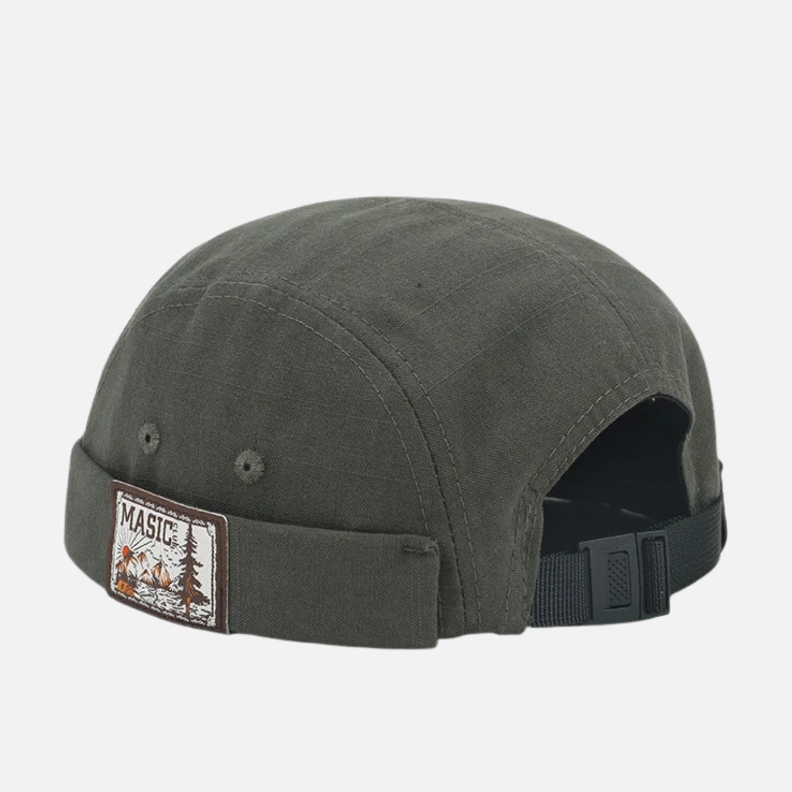 Bonnet docker verte uni