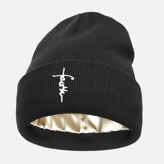 Bonnet en satin homme