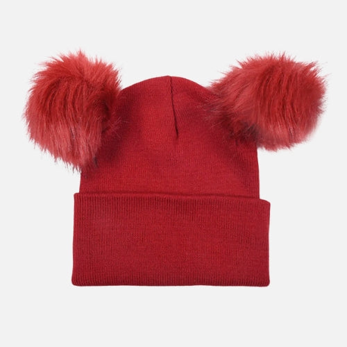 Bonnet 2 pompons | FURRY'CAP