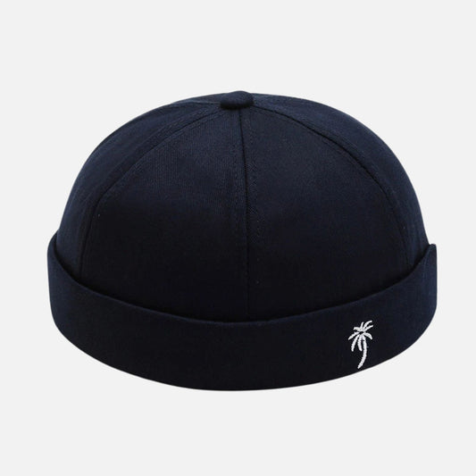 Bonnet docker coton brodé 