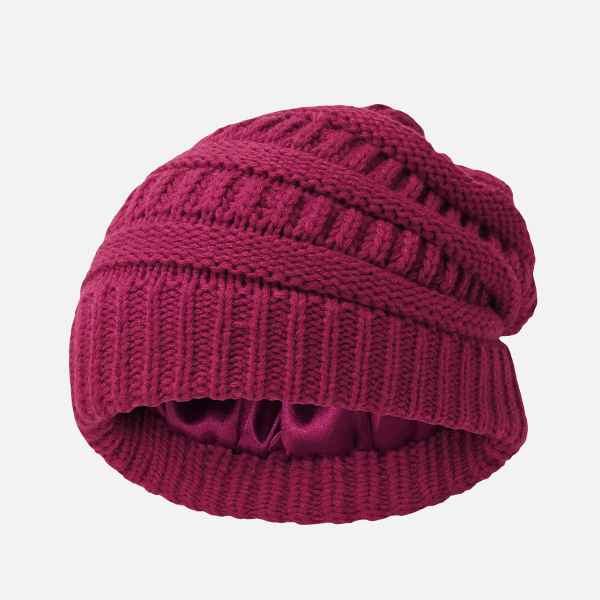 Bonnet en satin femme
