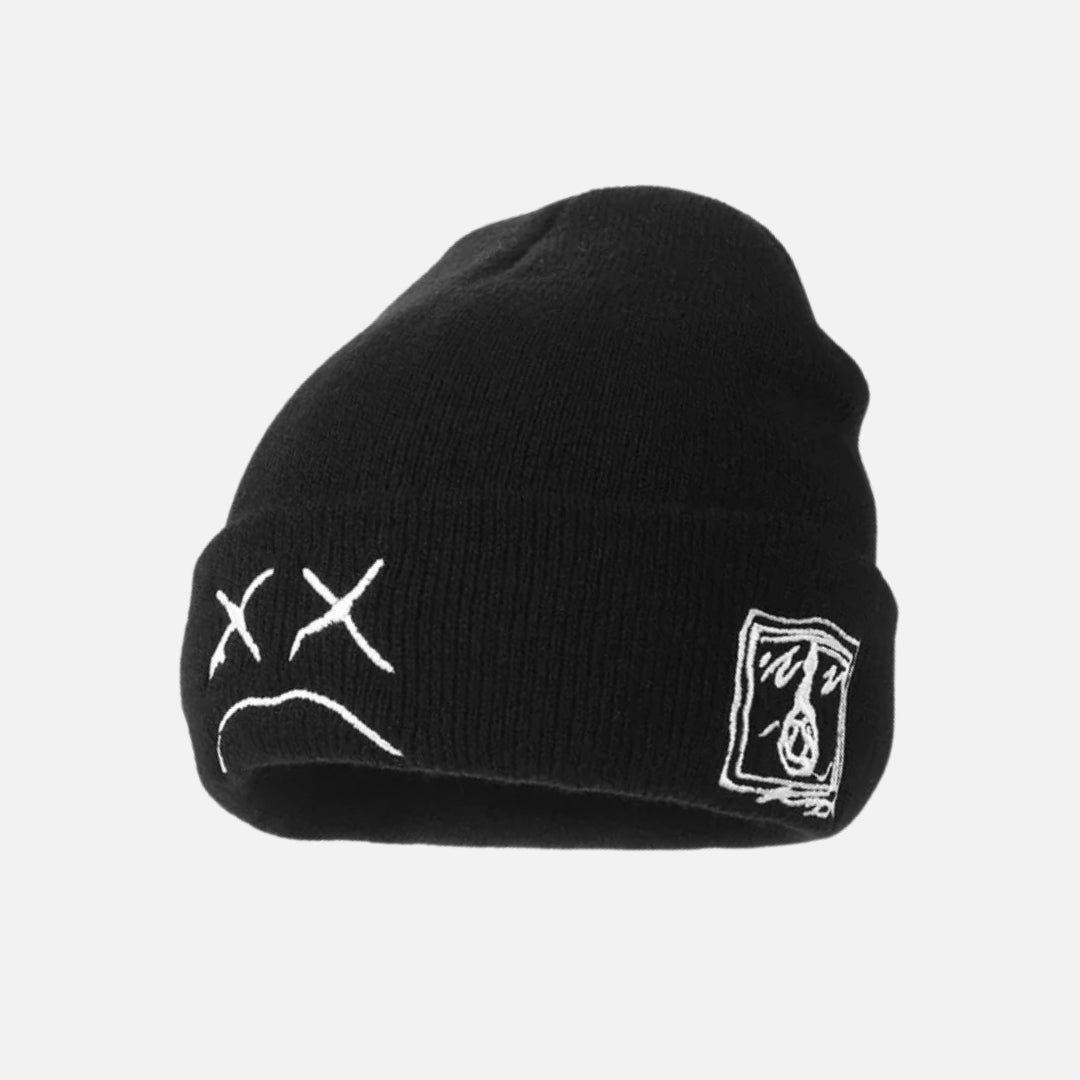 Bonnet laine noir homme | NOIR'BEANIE