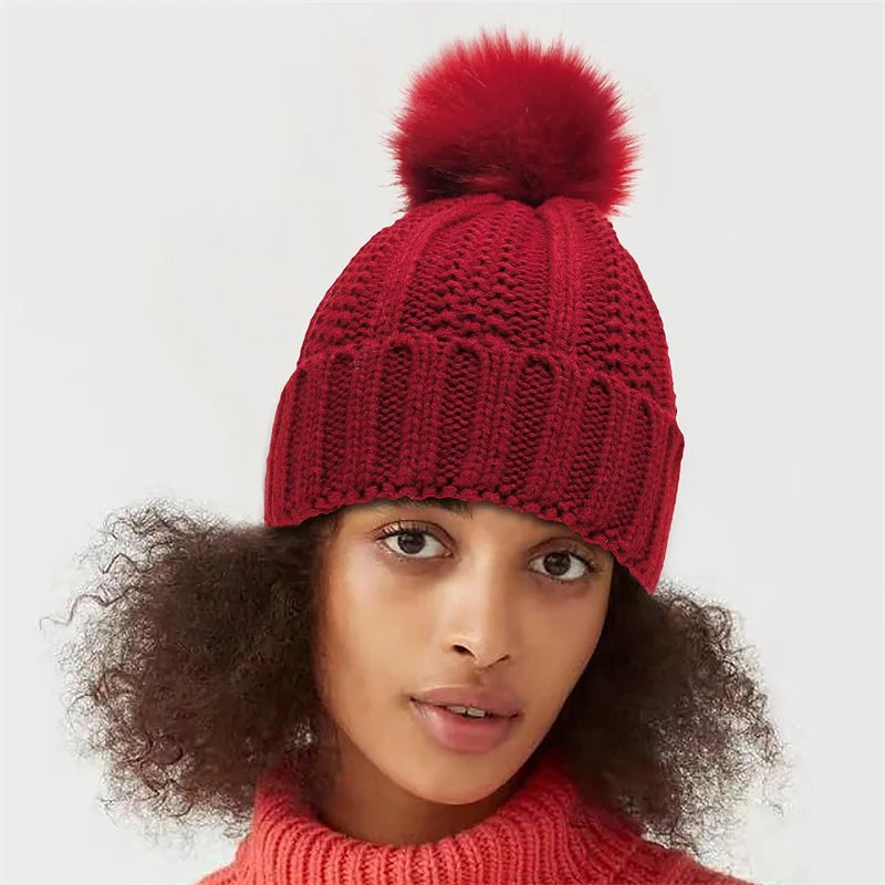 Bonnet Pompon Femme | GLAMKNIT'S