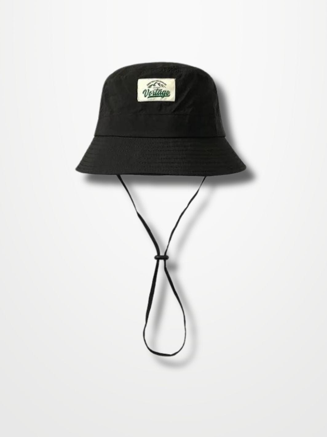 Bob noir homme avec ficelle black / 56-58cm