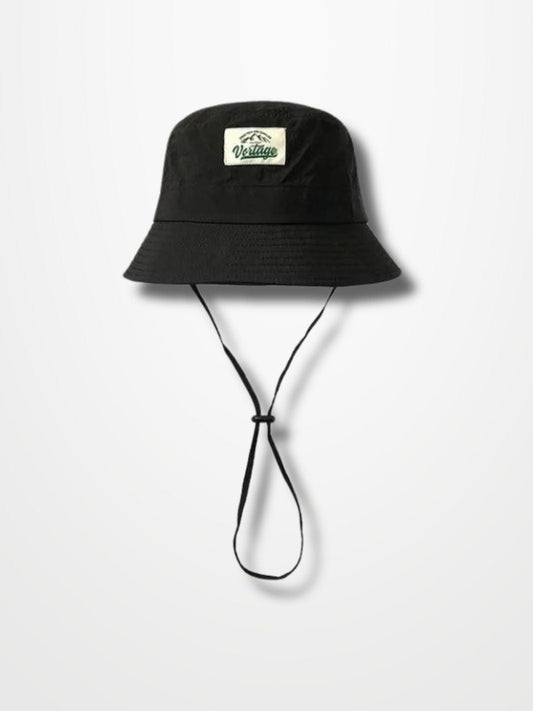 Bob noir homme avec ficelle black / 56-58cm