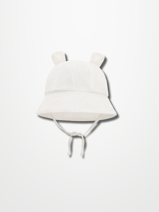  Bonnet de naissance | Bob pour Bébé Blanc pur