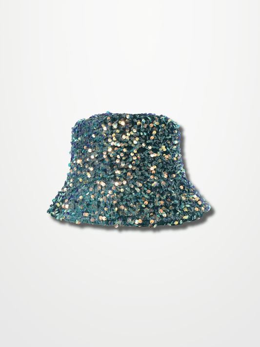 Bonnet Paillette | Bonnet pour Femme Vert Paillette / 56-58cm